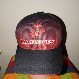 United States Marines Embroidered Emblem Snapback Cap Hat